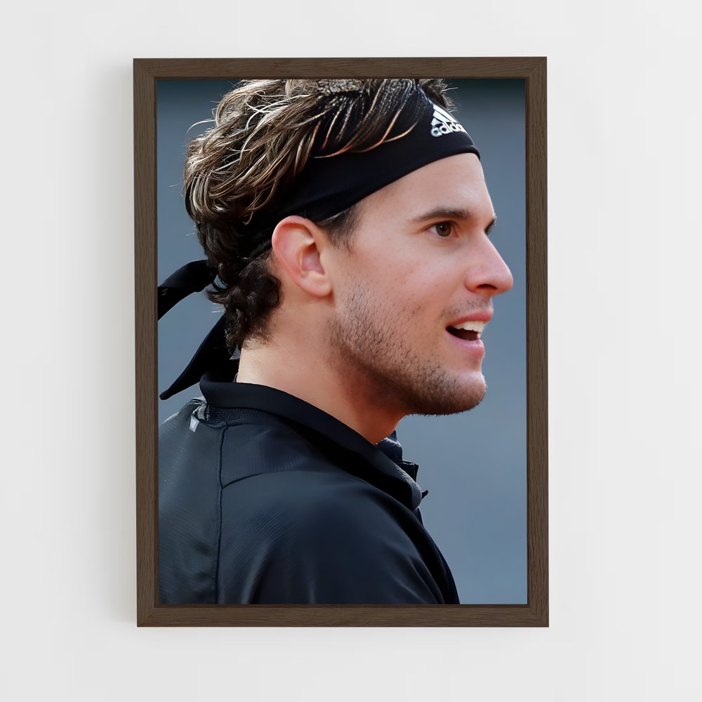 Poster Dominic de thiem – affiche Tennis (vue 5)